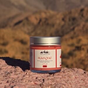Moroccan Aker Fassi Red Clay Mask with Poppy Extract | 150g | Atlaspire NYC